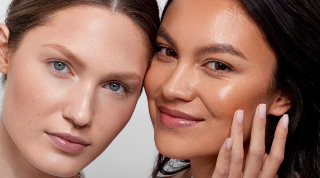 Women with Glowing Skin