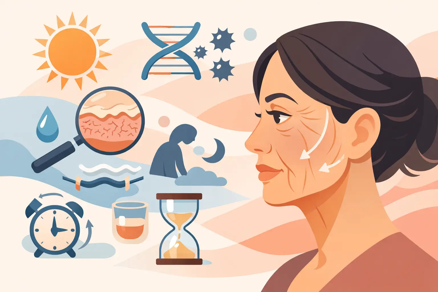 What Causes Wrinkles and Sagging Skin?