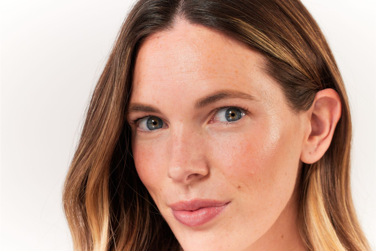 Close-up of smooth, firm, and refreshed skin following NIRA treatments.