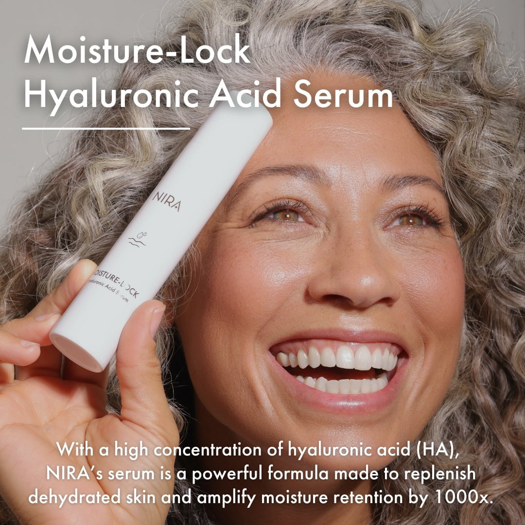 High concentration HA serum included in the NIRA Skincare Bundle