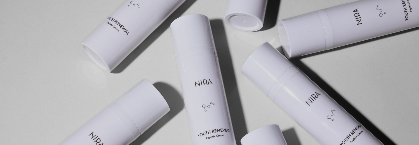 Skin renewing peptide cream included in the NIRA Skincare Bundle